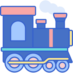 Locomotora a vapor icono