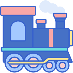 Steam locomotive icon