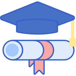 graduación icono