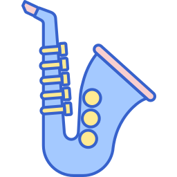 Saxófono icono
