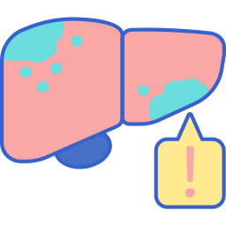 Liver disease icon