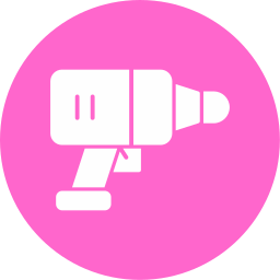 pistola de calor icono
