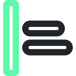 Left alignment icon