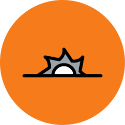 hoja de sierra icono