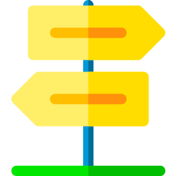 wegwijzer icoon