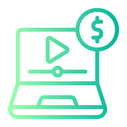 contenido de video icono