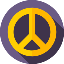 Peace sign icon