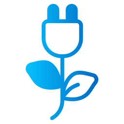 energía limpia icono