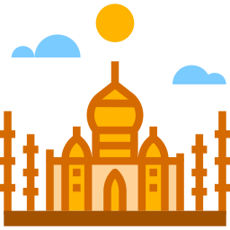 taj mahal icon