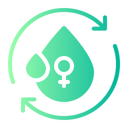 ciclo menstrual icono
