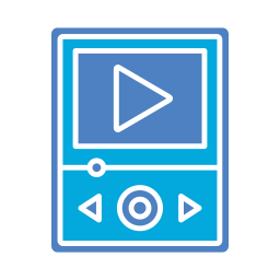 reproductor de video icono