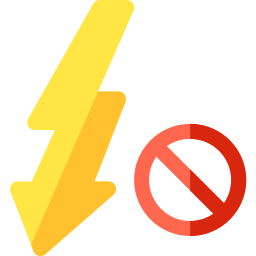 No flash icon