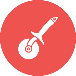 Pizza cutter icon