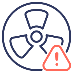 radioactivo icono