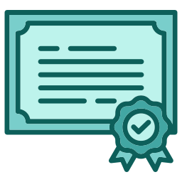 certificado icono