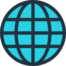 Earth globe icon