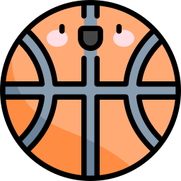 Pelota de baloncesto icono