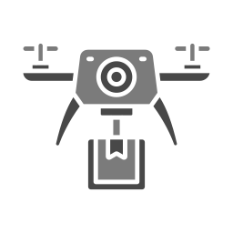 entrega con drones icono