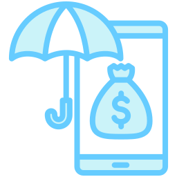tecnología de seguros icono