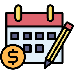 planificación de horarios icono