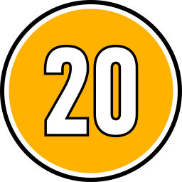 veinte icono