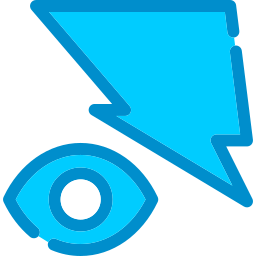 ojos rojos icono