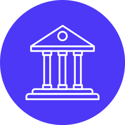 edificio bancario icono