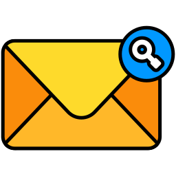 encontrar correo electrónico icono