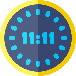 Digital clock icon