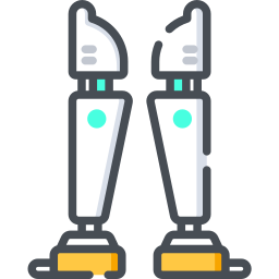 Piernas roboticas icono