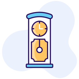 reloj de pie icono