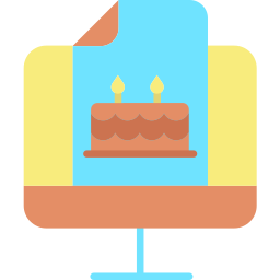 carte d'anniversaire Icône