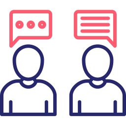 comunicación icono
