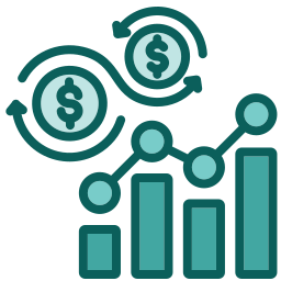 retorno de la inversión icono