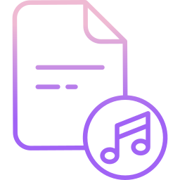Music file icon