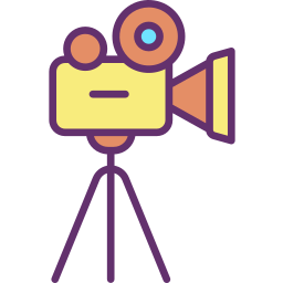 camara de video icono