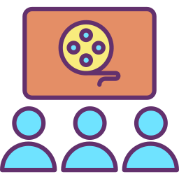 bioscoop scherm icoon