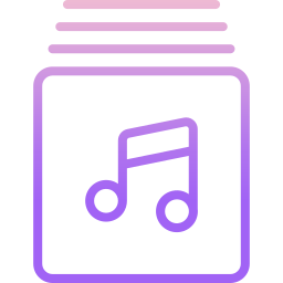 muziek bestanden icoon