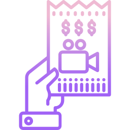 billet de cinéma Icône