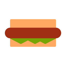 sándwich icono