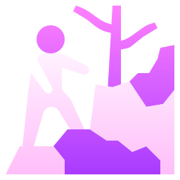 senderismo icono