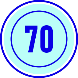 velocidad 70 icono