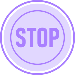detener icono