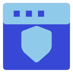 sitio web de shield icono