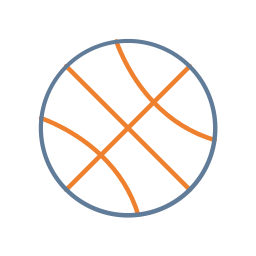 pallacanestro icona