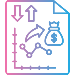 estrategia de dinero icono