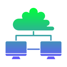 il cloud computing icona