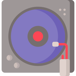 Vinyl player icon