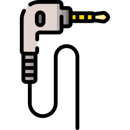 Conector de audio icono
