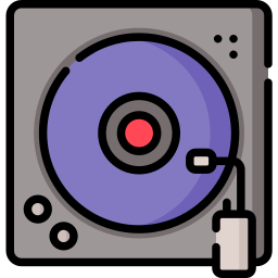 Vinyl player icon